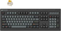 FL·ESPORTS OG104 Retro Tri-Mode Mechanical Keyboard, Full-Size Gasket Mount Hot Swappable Gaming Keyboard, PBT Keycaps, 4000mAh for Mac/PC - Pre-lubed Creamy Linear Switches | Black