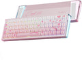 DAREU COOL68 60% Sakura Pink Wired Gaming Keyboard, Rapid Trigger Magnetic Switch Keyboard with 8000Hz Polling Rate, Adjustable Actuation, 0.1ms Latency, SOCD, Gasket Mount, Hot swappable, RGB Light