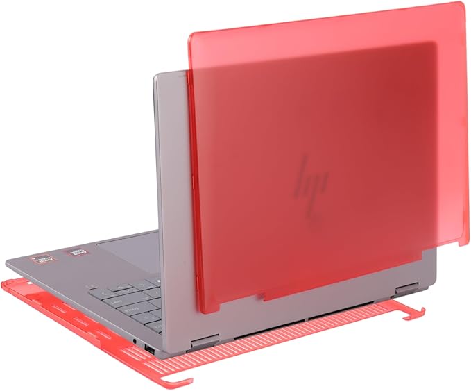mCover Hard Case ONLY Compatible for 2025+ 14" HP OmniBook X Flip 14-FMxxxx 14-FKxxxx 2-in-1 (with 360° Hinge) Windows Laptop (NOT Fitting Any Other HP Models)- Pink