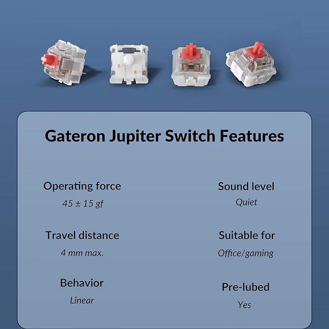 Keychron V1 Max 75% RGB Custom Mechanical Keyboard, 2.4Ghz/Bluetooth 5.1/Wired QMK/VIA Programmable Macro, Hot-Swappable Gateron Jupiter Red Switch Gasket Mount for Mac Windows Linux