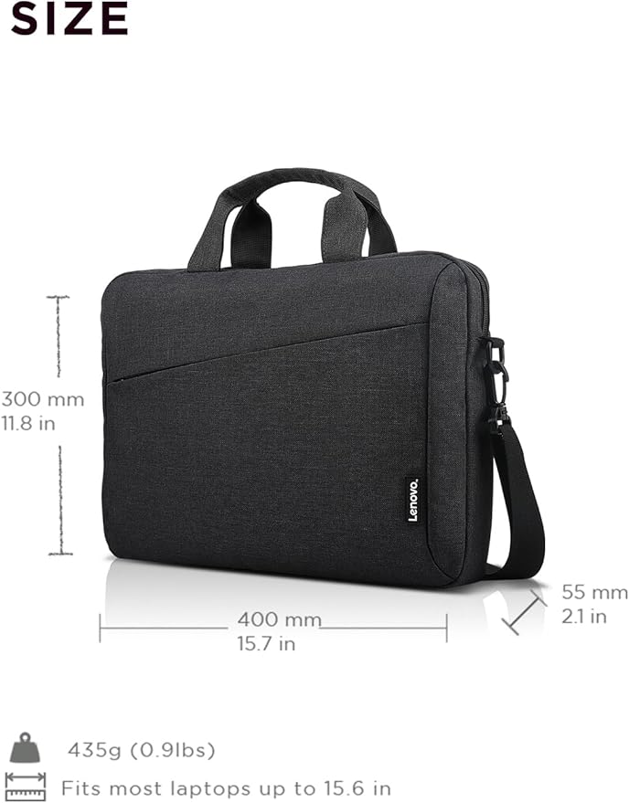 Lenovo Laptop Carrying Case T210, 15.6-Inch Laptop and Tablet, Sleek Design, Durable and Water-Repellent Fabric