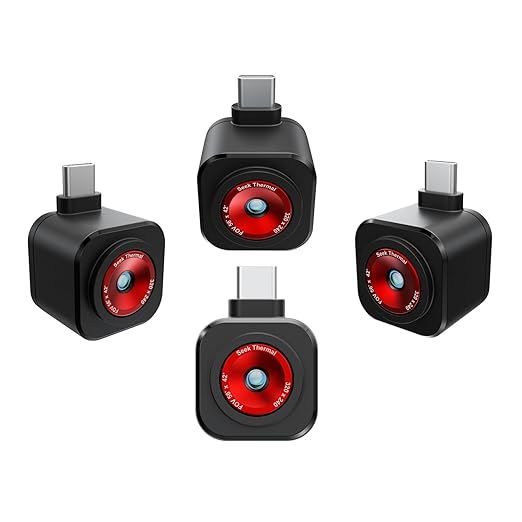 Seek Thermal - Nano 300 Thermal Camera for Apple iOS with USB-C Connector, iPhone Thermal Camera, High Resolution 320 X 240 Thermal Imager, 25hz Imaging Frame Rate, -4°F~626°F, iPhone 15 & 16