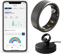 2026 Smart Ring for Women & Men Health Fitness Tracker for Daily Activity Workouts | Heart Rate Sleep Blood Oxygen Steps Cycle Monitoring Meditation | No Subscription Required (Black, #12)