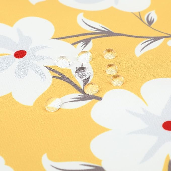 Canvaslife Yellow Flower Pattern Laptop Sleeve 14 inch Laptop Case Bag with Front Pocket - Waterproof Shockproof