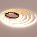 TOPAI 12V Thin 3mm COB LED Strip 4000K Natural White 16.4ft Bright CRI>90 Uniform Dotless 400LEDs/M Adhesive Flexible Cuttable LED Tape Light for DIY, Bedroom, Under Cabinet Lighting