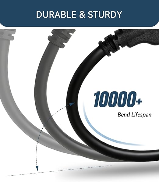 3.3FT USB 3.0 External Hard Drive Cord, Micro B to USB C for WD My Passport, Seagate, Toshiba, Canvio, LaCie, Compatible with iPhone 15, 16,17, PC, Mac, Samsung, LG, Moto, Pixel & Other USB-C Devices