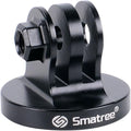 Smatree Aluminum Tripod Mount Adapter Compatible for Insta360 X5, Gopro Hero 13,12, 11, 10, 9, 8, 7, 6, 5, 4, 3+, 3, 2, 1 HD, Compatible with DJI OSMO Action 5 Pro/4/3 Camera