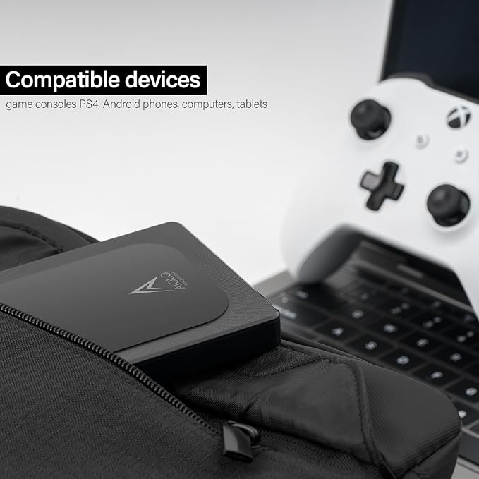 Aiolo Innovation 320GB External Hard Drive Ultra Slim Portable HDD-USB 3.0 for PC, Mac, Laptop, PS4, Xbox one,Xbox 360 HD-A4