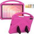 Kids Case for Samsung Galaxy Tab S11 Ultra 2025 14.6" Tablet, Techcircle Light Weight Shock Proof EVA Foam Handle Rugged Stand Protective Case, Rose