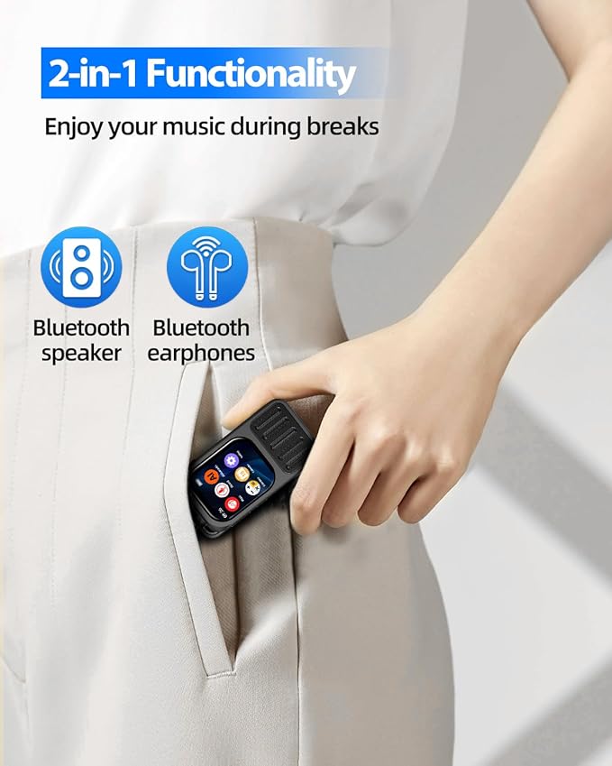 Voice Recorder with Playback, Vormooi 64GB 100Hrs HD Recording Device with 2" Touchscreen, Noise Reduction, Password, MP3 for Meetings Interviews Lectures