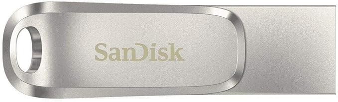 SanDisk Ultra Dual Drive Luxe USB Type-C 32GB Flash Drive for Smartphones, Tablets, and Computers - High Speed USB 3.1 Pen Drive (SDDDC4-032G-G46) Bundle with (1) Everything But Stromboli Lanyard