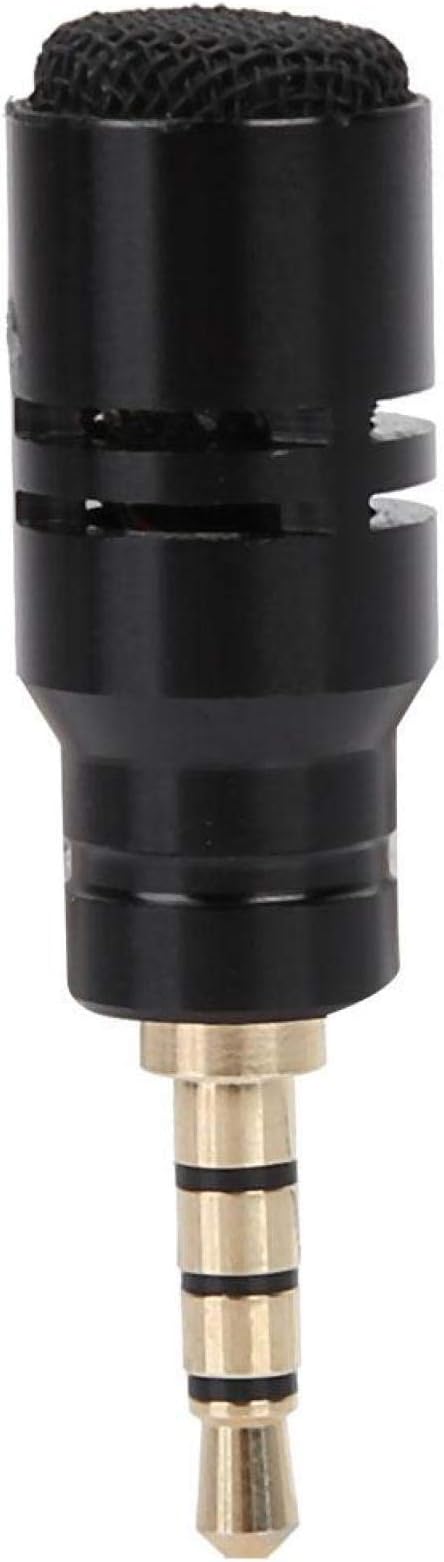 KIKYO Mini Microphone, Condenser Microphone Omnidirectional High Sensitive for Mobile Smart Phone (Four Pole)(3.5 Quadrupole monophonic in-line)