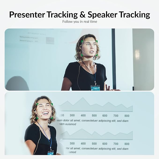4K Conference Room Camera System with AI Auto Framing, Speaker & Presenter Tracking, Magnetic Privacy Cover, 120° Wide Angle, 5X Zoom, 4-Mic Array & Dual Speakers, USB for Teams, Zoom, Google Meet