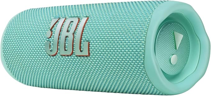 JBL FLIP 6 Waterproof Portable Speaker Bundle with gSport Silicone Sleeve (Teal)
