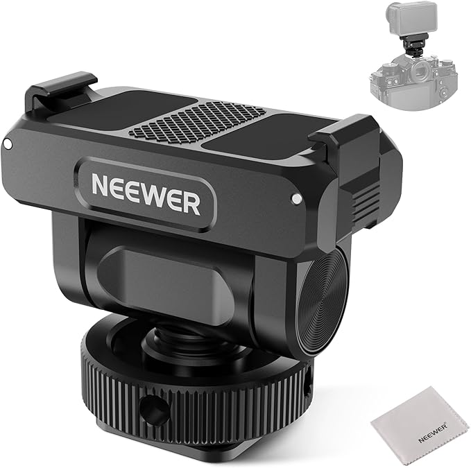 NEEWER Magnetic Mount Adapter Compatible with DJI Osmo Action 5 Pro/4/3, Upgraded Metal Quick Release Action Camera Mount Vlogging Accessories