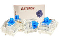 Gateron 105Pcs Pre lubed G pro V3.0 MX Mechanical Gaming Keyboard Split Tactile 60gf Switches,POM Stem Linear RGB SMD Switches 3 pin (Blue)