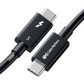 Cable Matters [Intel Certified 80Gbps Thunderbolt 5 Cable - 1m / 3.3ft, Supports up to 120Gbps Bandwidth Boost and 240W Charging, Compatible with Thunderbolt 4, USB4, and USB C, Black