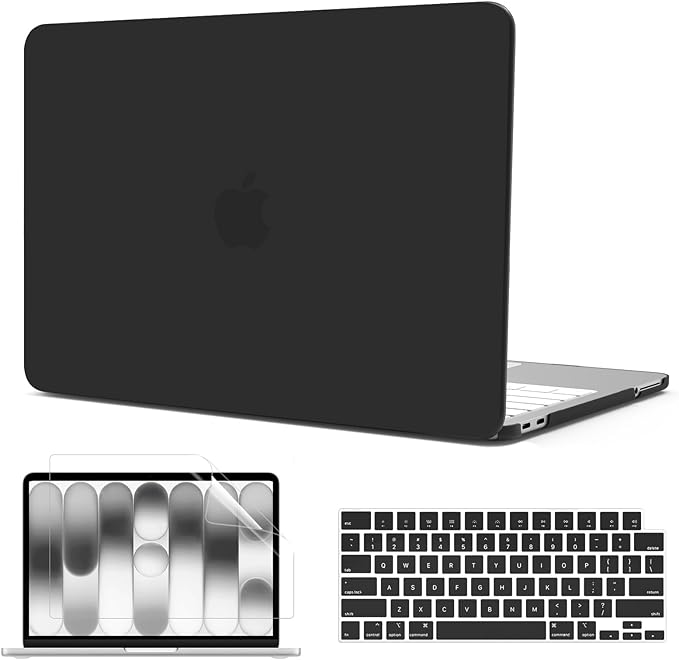 B BELK for MacBook Neo Case 13 inch 2026 (A18 Pro, Model A3404), Slim Matte Hard Shell Case with Keyboard Cover & Screen Protector, 1:1 Precision Fit Protective Laptop Cover for Mac Neo 13 inch, Black