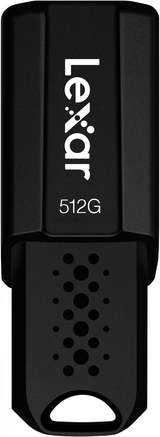 Lexar 512GB JumpDrive S80 USB 3.2 Gen 1 Flash Drive, External Storage, Up to 150MB/s Read, Black (LJDS080512G-BNBNU)