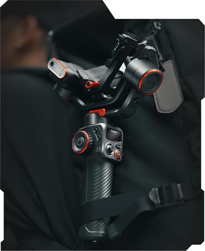 hohem iSteady MT2 Gimbal Stabilizer for Camera, 4 in 1 3-Axis Gimbal for Mirrorless/Compact Camera/Action Camera/Smartphone, OLED Display, Compatible for Canon/Sony/Nikon/iPhone