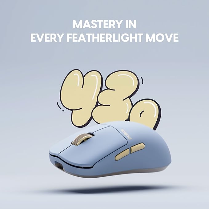 Pulsar Gaming Gears X2N Crazylight Wireless Gaming Mouse, Ultra Lightweight 1.38 oz (39g), Optical Switch, 32000 DPI, 750 IPS, XS-1 Sensor, 8k Compatible (Medium, Wildscape Ocean)