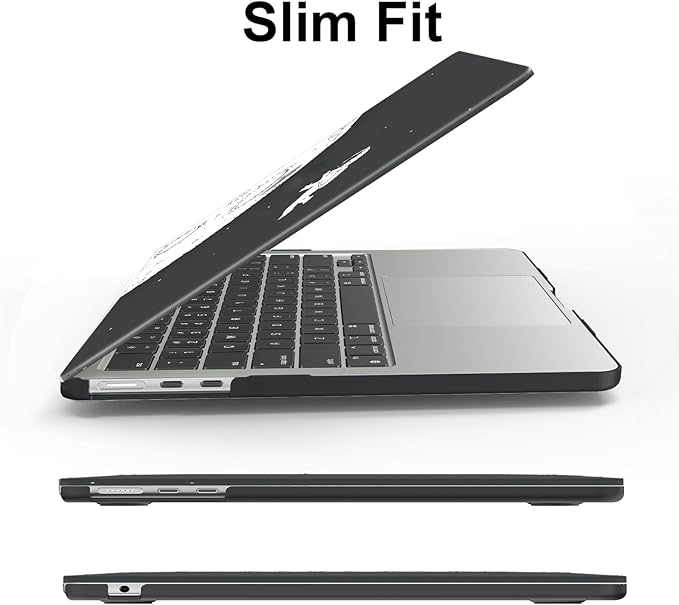 AKIT Compatible with MacBook Air 13 inch Case M5 2026 2025-2022 M4 M3 M2 A3449 A3240 A3113 A2681, Pattern Hard Shell Laptop Case+Screen Protector+Keyboard Cover for MacBook Air 13.6 inch, Astronaut