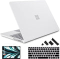 Case for 13.5" Microsoft Surface Laptop 5/4/3 with Metal Palm Rest ONLY 2019-2022 Release Models:1868/1951, Plastic Hard Shell Case with Keyboard Cover & Screen Protector, Matte Clear