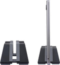 Adjustable Vertical Laptop Stand - Aluminum, Universal Fit for All Laptops (10-30mm Thickness) - Fashion Design, Adjustable Width, Anti-Slip & Scratch-Resistant, Patented Design
