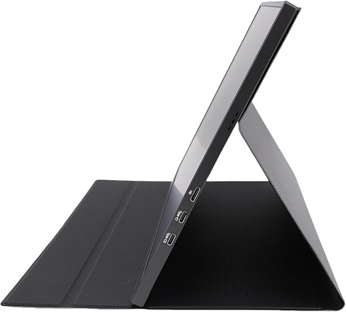 16 Inch Portable Monitor, 4K Ultra Slim USB C Display with 120Hz Refresh Rate and Dual Speakers for Laptop Smartphone PC Gaming