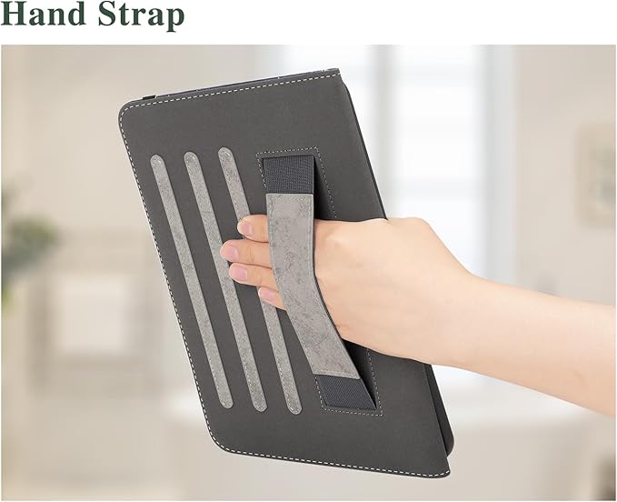 Vimorco Case for iPad (A16) 11th Generation 2025, for iPad 11th/10th Generation Case, Pencil Holder/Hand Strap/Pocket, Multiple Stand Protector PU Leather Shell Cover,Auto Wake/Sleep, Cat Picks Stars