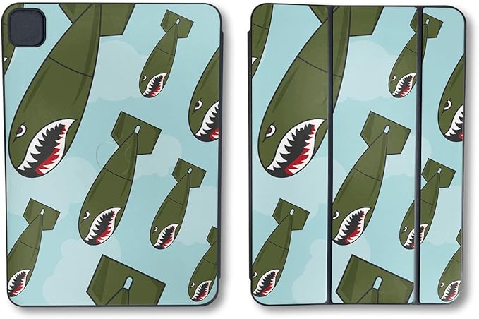 Skin Compatible with Apple Smart Folio for iPad Pro 13-inch (M4/M5) 2025 - Bombs Away - Premium 3M Vinyl Protective Wrap Decal Cover - Easy to Apply | Crafted in The USA by MightySkins