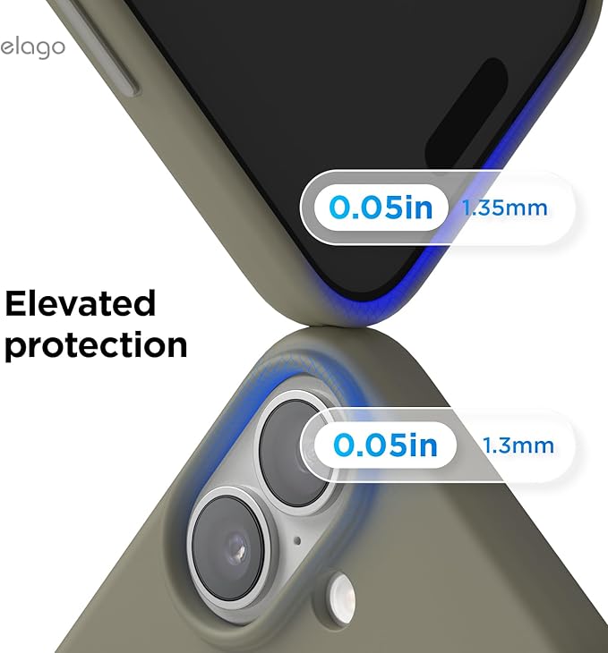 elago for iPhone 17 Case, Premium Magnetic Silicone Case, Compatible with MagSafe, Liquid Silicone Material, Protective Cover, Shockproof, Slim Phone, 6.3 inch (Medium Grey)