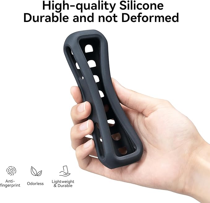 DOCKCASE Resilient Silicone Case Full-Body Protective Case Designed for DOCKCASE M.2 PLP SSD Enclosure and Explorer Edition M.2 NVMe SSD Enclosure [Space Gray]