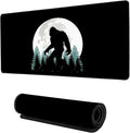 Desk Mat for Desktop,Extended Gaming Big Foot Forest Mouse Pad,Non-Slip Rubber Base Mousepad with Stitched Edges for Office Home Desk Decor,31.5X15.7 Inch