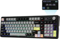 EPOMAKER TH99 PRO 96% Mechanical Keyboard with Screen & Knob, 10000mAh, 2.4Ghz/BT, Hot Swap, Custom Driver, RGB Backlight, PBT Keycap, Wireless Gaming Keyboard for PC/Mac (Black, Sea Salt Silent)
