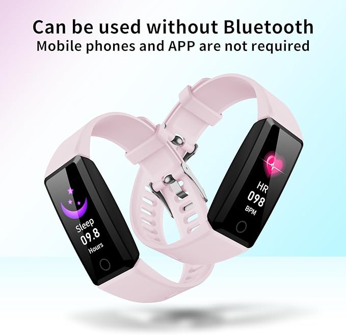 WELESS Fitness Tracker with 24 Hour Heart Rate Monitoring Sleep Monitoring Fitness Watch with Pedometer IP68 Waterproof Smart Bracelet with Step Tracker for Women Men