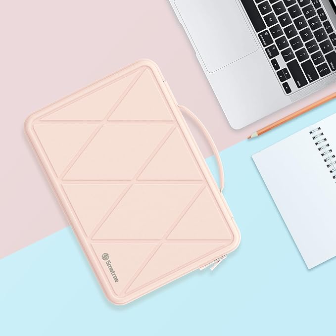 Smatree Hard EVA Protective Sleeve Case Compatible for 14inch Dell Latitude 3445 Chromebook Laptop, for 14inch Dell New Vostro 14 Laptop Carry Travel Case Waterproof Sleeve, Pink (X8251TG)