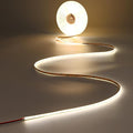JOYLIT 49.2FT/15M COB LED Strip Lights 24V 4000K Natural White Indoor, 480LEDs/M High Density Spotless CRI 90+ Dimmable Flexible Tape Light for Bedroom, Cabinets, Retail (Power Supply Not Included)