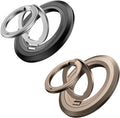 SYNCWIRE Magnetic Phone Ring Holder for MagSafe [2 Pack], 360° Rotation Dual Sided Magnet Grip Cell Phone Ring Stand Finger Kickstand Compatible with iPhone 17 16 15 14 13 12 Pro Max fits MagSafe
