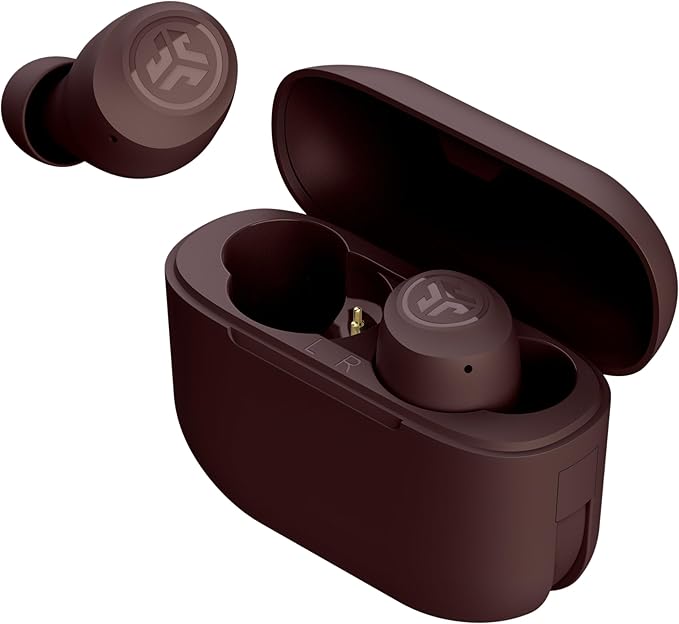 JLab Go Air Pop+ Tones True Wireless Earbuds, in Ear Bluetooth Headphones with Microphone, 35H Playtime, USB-C Charging Case, Dual Connect, EQ3 Sound, IPX4, 4975 C