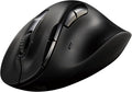 ELECOM EX-G PRO Ergonomic Mouse, Multi-Device Bluetooth or Wireless USB, Silent Click 8 Button, 1000/2000 DPI, Rechargeable, High-Speed Scroll Tilt, for Windows, macOS, Laptop, PC, Tablet (Medium)