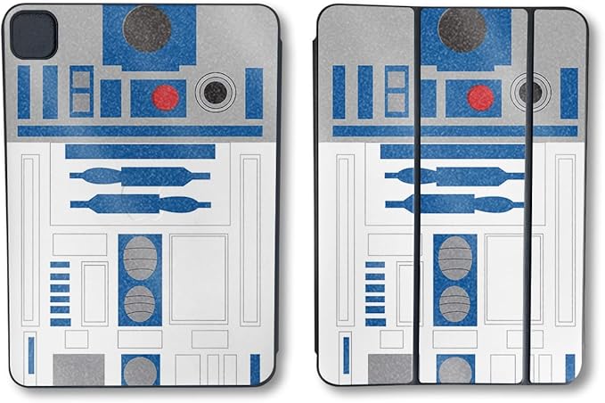 Glossy Glitter Skin Compatible with Apple Smart Folio for iPad Pro 11-inch (M4/M5) 2025 - Cyber Bot - Premium 3M Vinyl Protective Wrap Decal Cover | Crafted in The USA by MightySkins