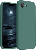 FireNova Magnetic for iPhone 17e Case/iPhone 16e Case, Compatible with MagSafe, [Silicone Camera Protection] Microfiber Lining Phone Case, 6.1", Midnight Green