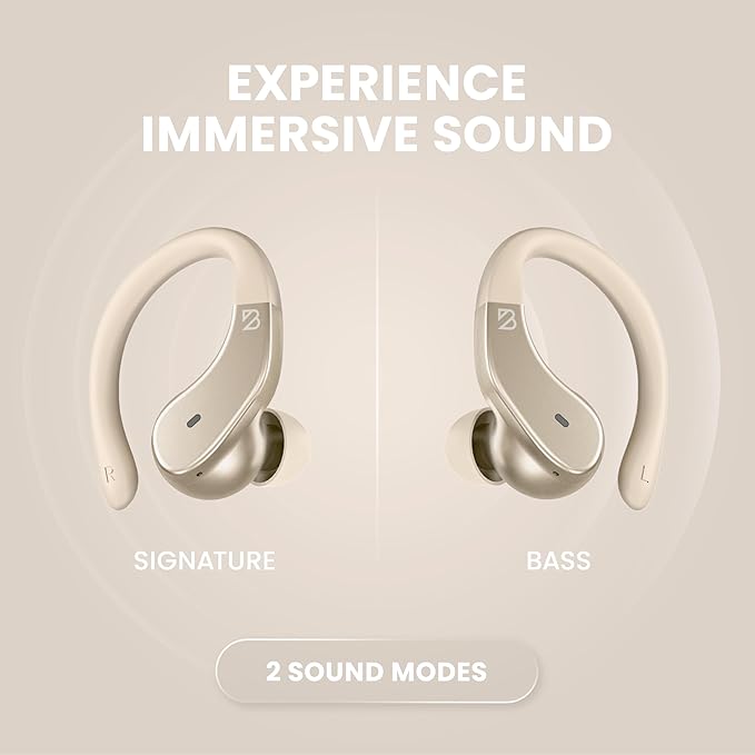 Back Bay Audio - Runner Wireless Earbuds for Running, Workout Wrap Around Earbuds Bluetooth Headphones for Sports, Around The Ear Wireless Bluetooth Running Headphones, Hook Over Earphones Earhooks