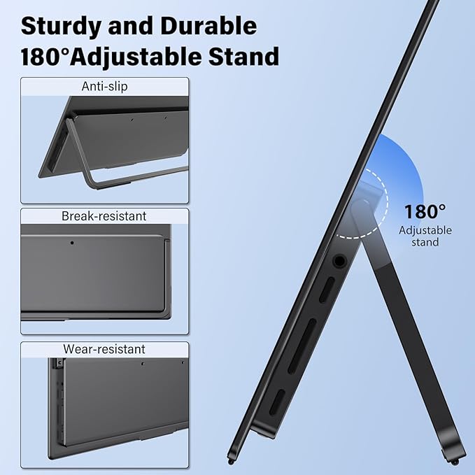 InnoView 14 Inch OLED Portable Monitor 4k UHD 3840x2400 Portable Monitor 100% DCI-P3 | 100000:1Contrast | Built-in Speakers, Travel Monitors for Laptop PC MAC Phone PS4 Xbox Switch