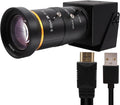 4K Monitor Port USB Camera Simultaneous Streaming Webcam Video Recording Zoom Type C Camera with 5-50mm Manual Varifocal Lens for Live Streaming, Computer, Laptop, Raspberry Pi, Windows,Linux