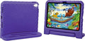 Kids Case for iPad A16 11th (2025)/iPad 10th Gen (2022) with Pencil Holder & Handle Stand, Super Protection EVA Toddler-Friendly Cover for iPad 11"(A16)/iPad 10th Generation 10.9"-Purple