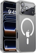 Strong Magnetic for iPhone 17 Pro Case with Camera Lens Protector [ Military-Grade Protection] Compatible with MagSafe Shockproof Slim Thin Cover case for iPhone 17 Pro 6.3 inch, Gray