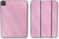 Glossy Glitter Skin Compatible with Apple Smart Folio for iPad Pro 11-inch (M4) 2024 - Solid Pink - Premium 3M Vinyl Protective Wrap Decal Cover - Easy to Apply | Crafted in The USA by MightySkins