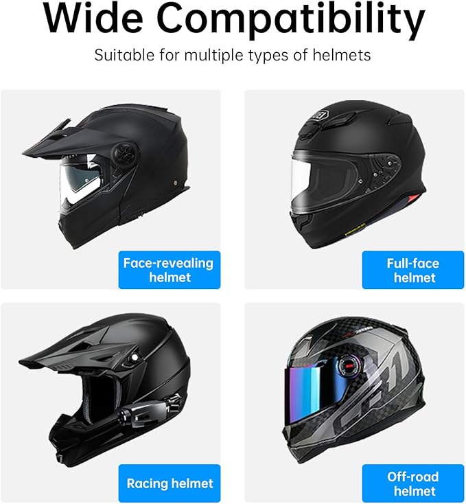 Suptig Helmet Chin Mount for GoPro Max Hero 13 12 11 10 9 8 Insta360 X5 X4 DJI Osmo Nano Action 3 4 5 Pro 6, More Action Camera, Bike Holder Mount, Motorcycle Chin Mount.